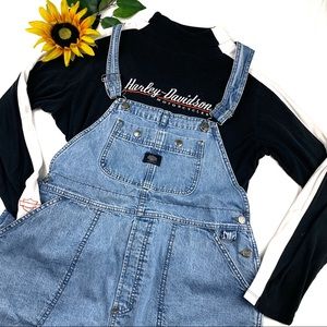 Harley Davidson Denim Jeans Overalls Shorts Logo